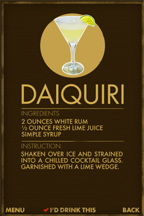 What Cocktail? - Daiquiri Ingredients
